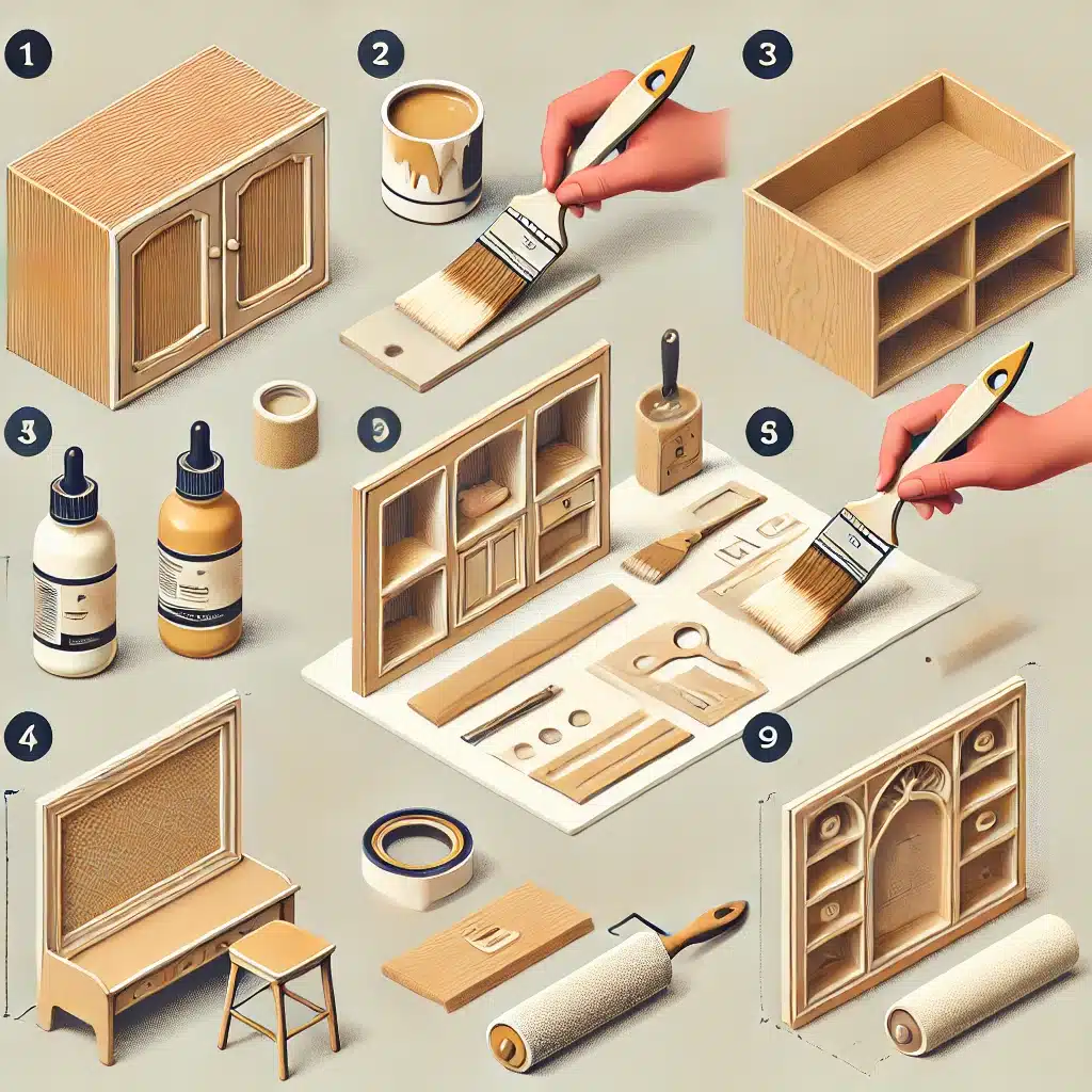 آموزش رنگ‌ آمیزی و شخصی‌ سازی محصولات ام‌ دی‌ اف